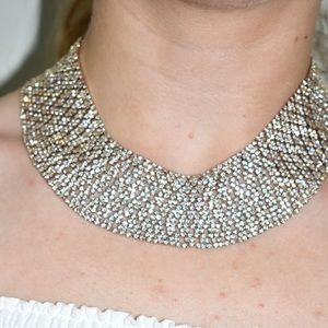 Faux Crystal Necklace